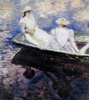 Monet, Claude Oscar - Girls In A Boat